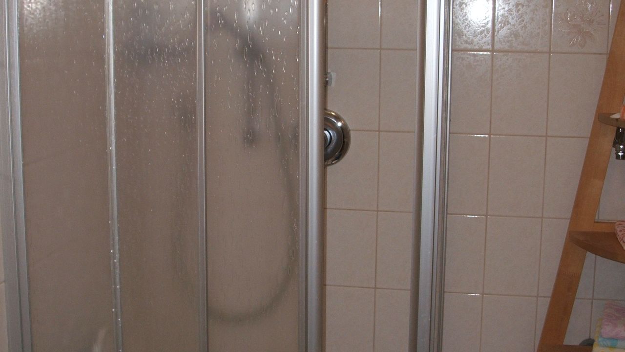 Die großzügige Dusche Die großzügige Dusche